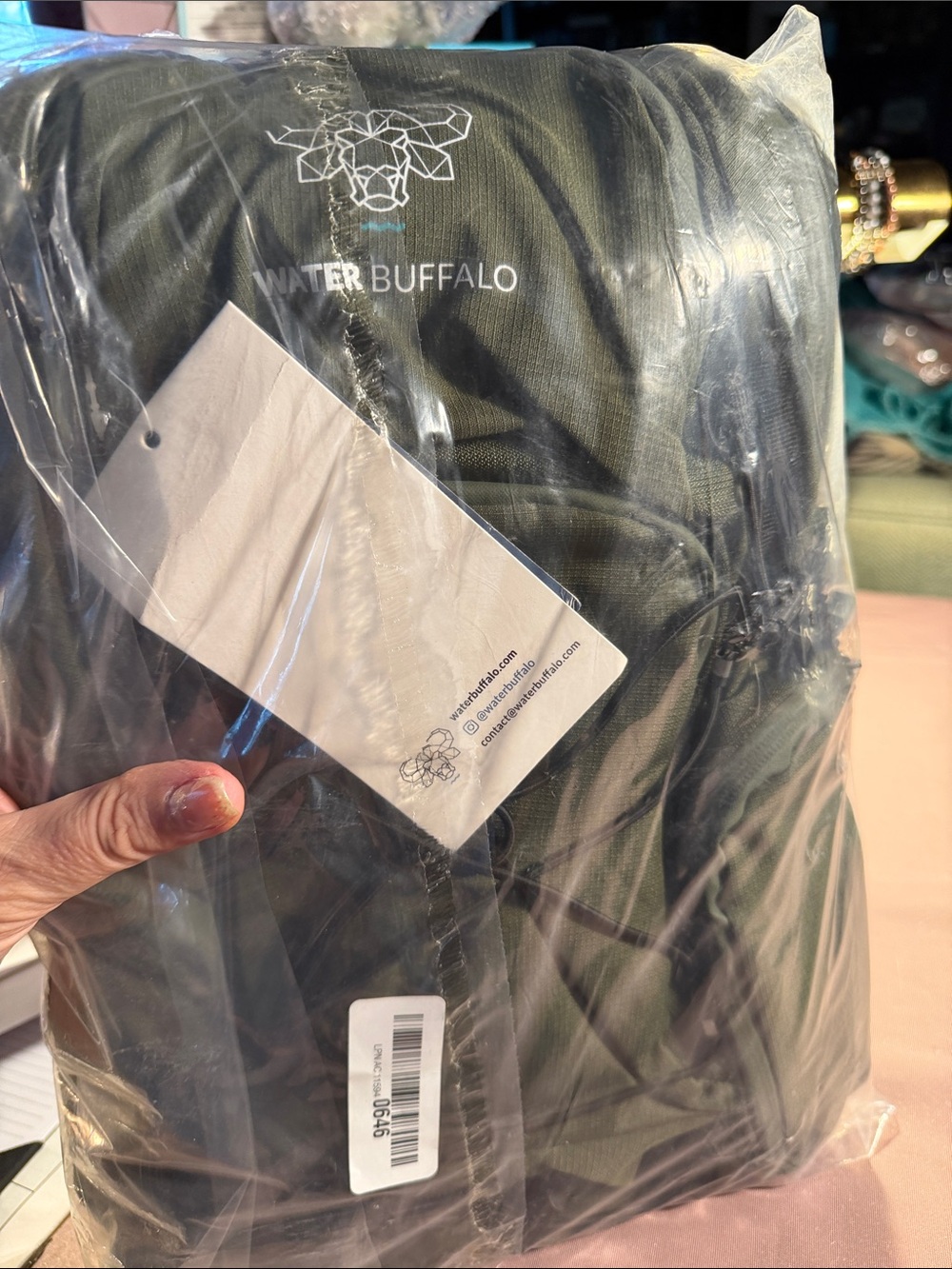 PacSun Olive Green Pullover Hoodie with Subtle Logo